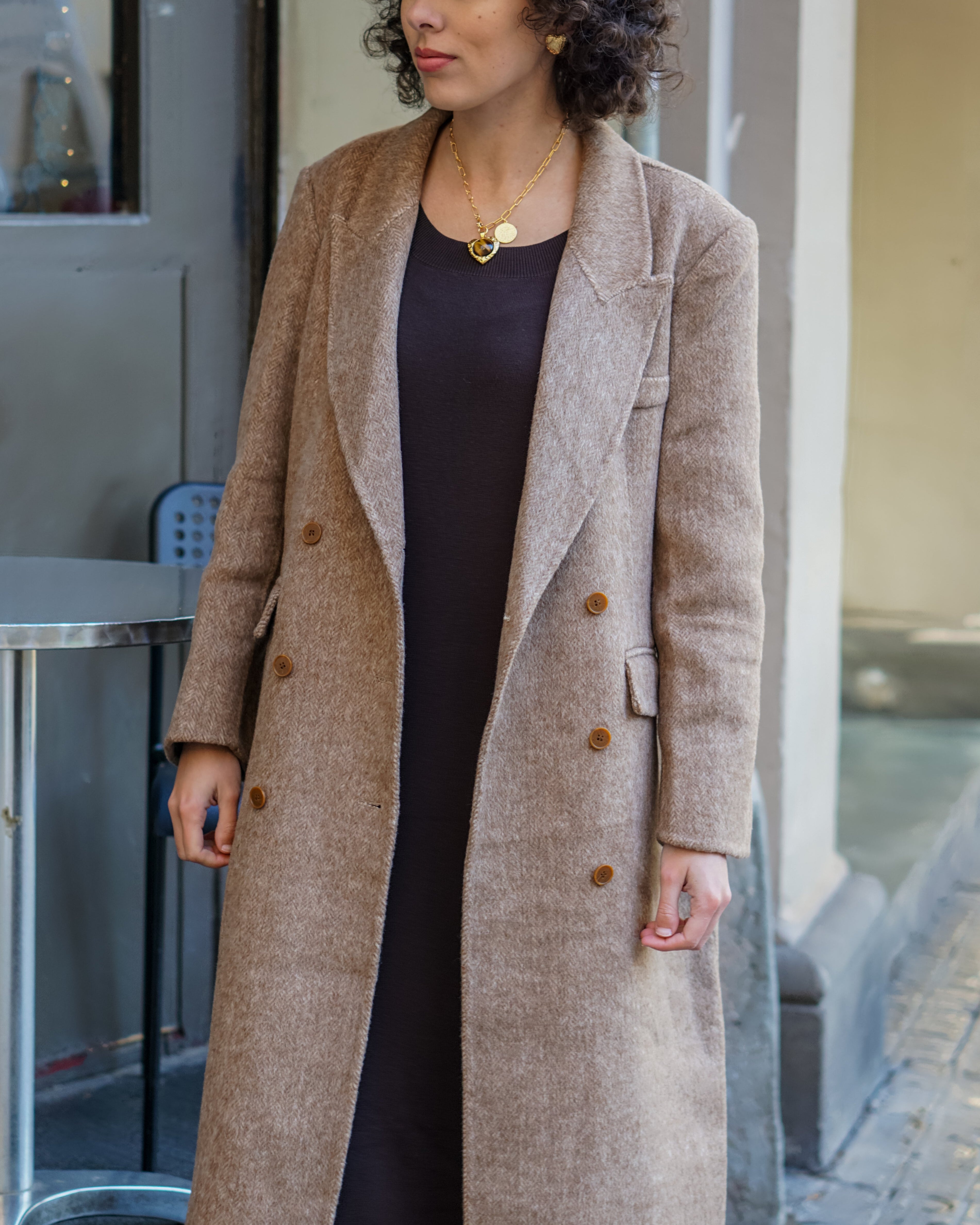 Juanita Coat | Limited Edition Wool Coat | Anima Guzga