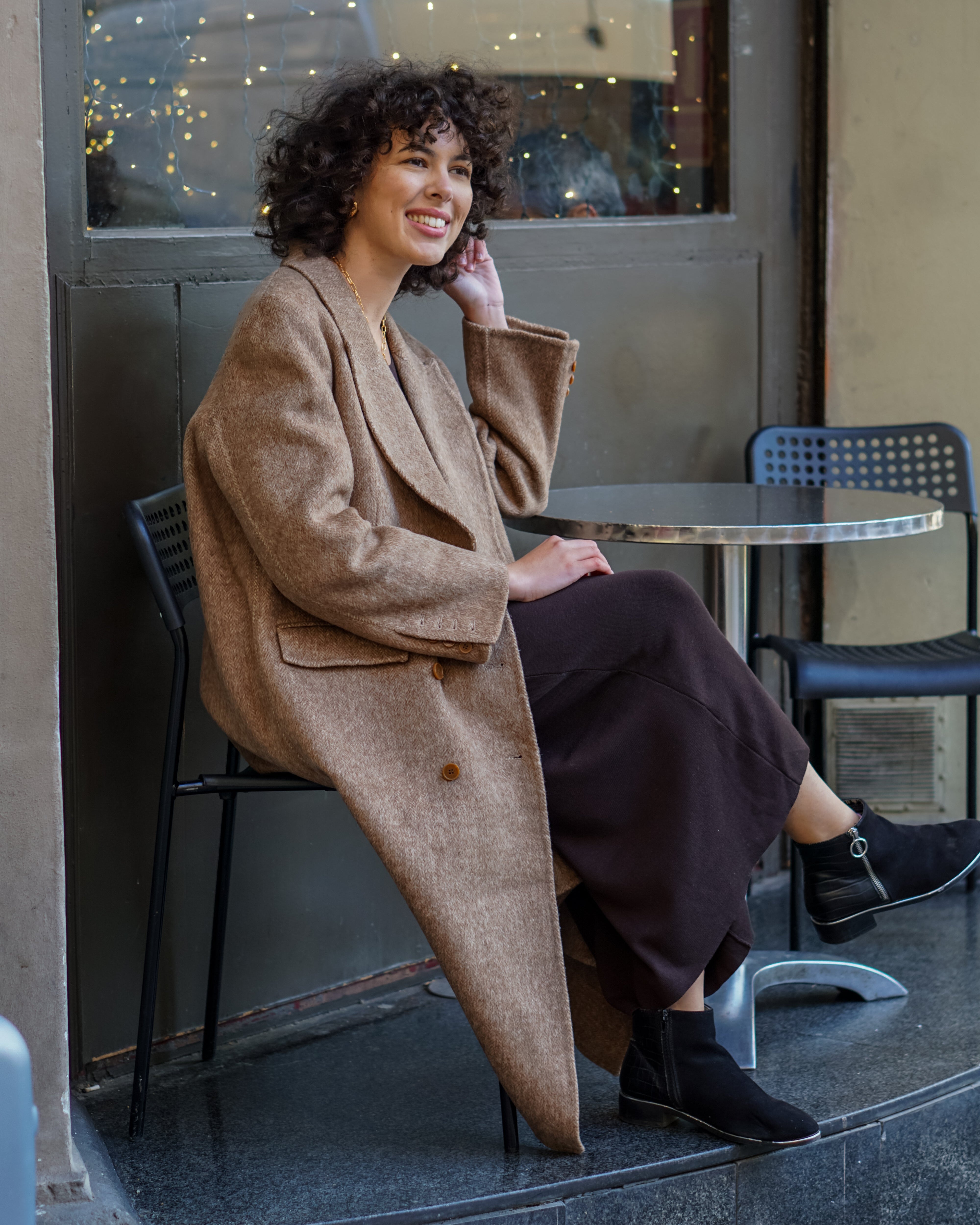 Juanita Coat | Limited Edition Wool Coat | Anima Guzga
