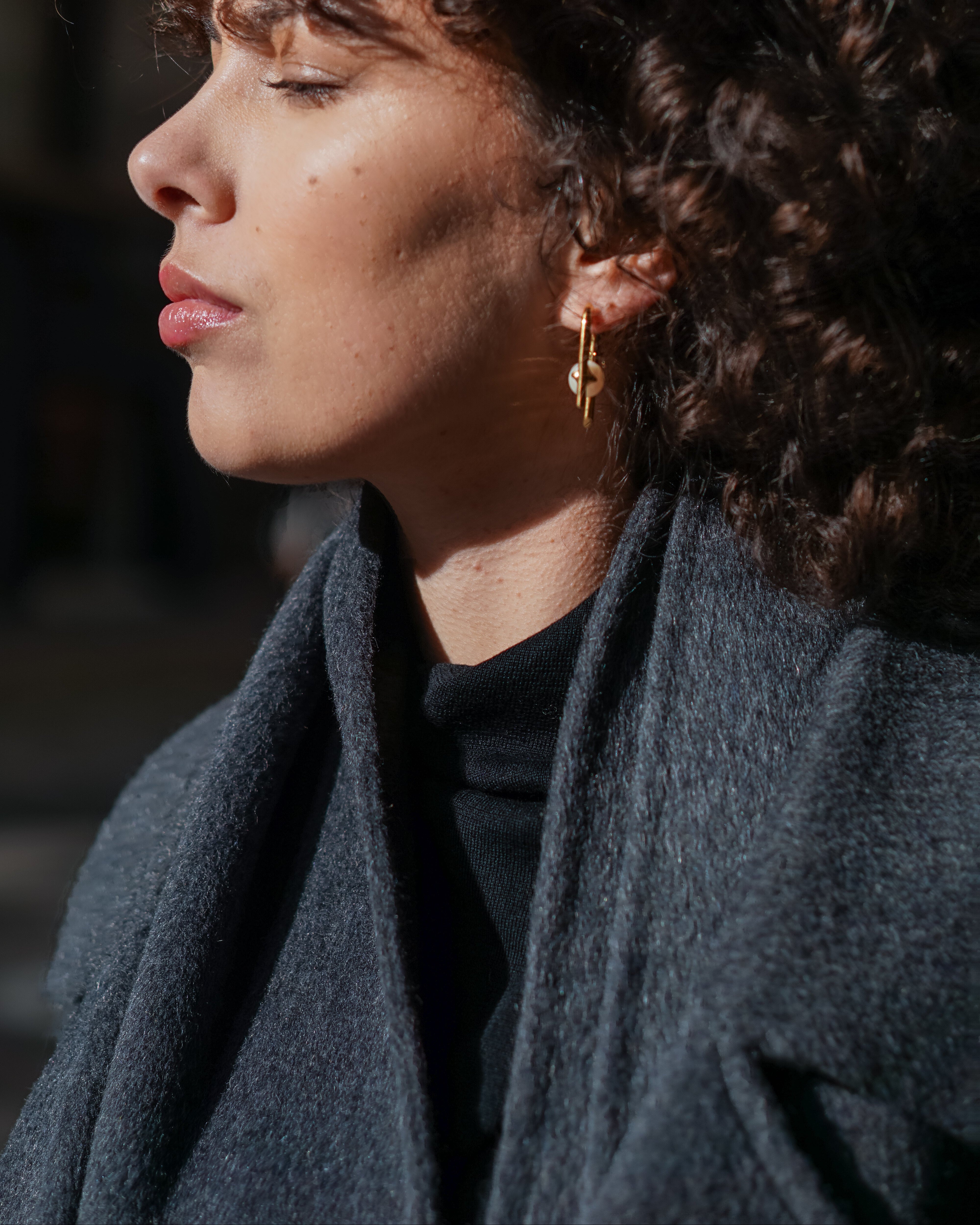 Maria Coat & Scarf - Limited Edition Wool Coat | Anima Guzga