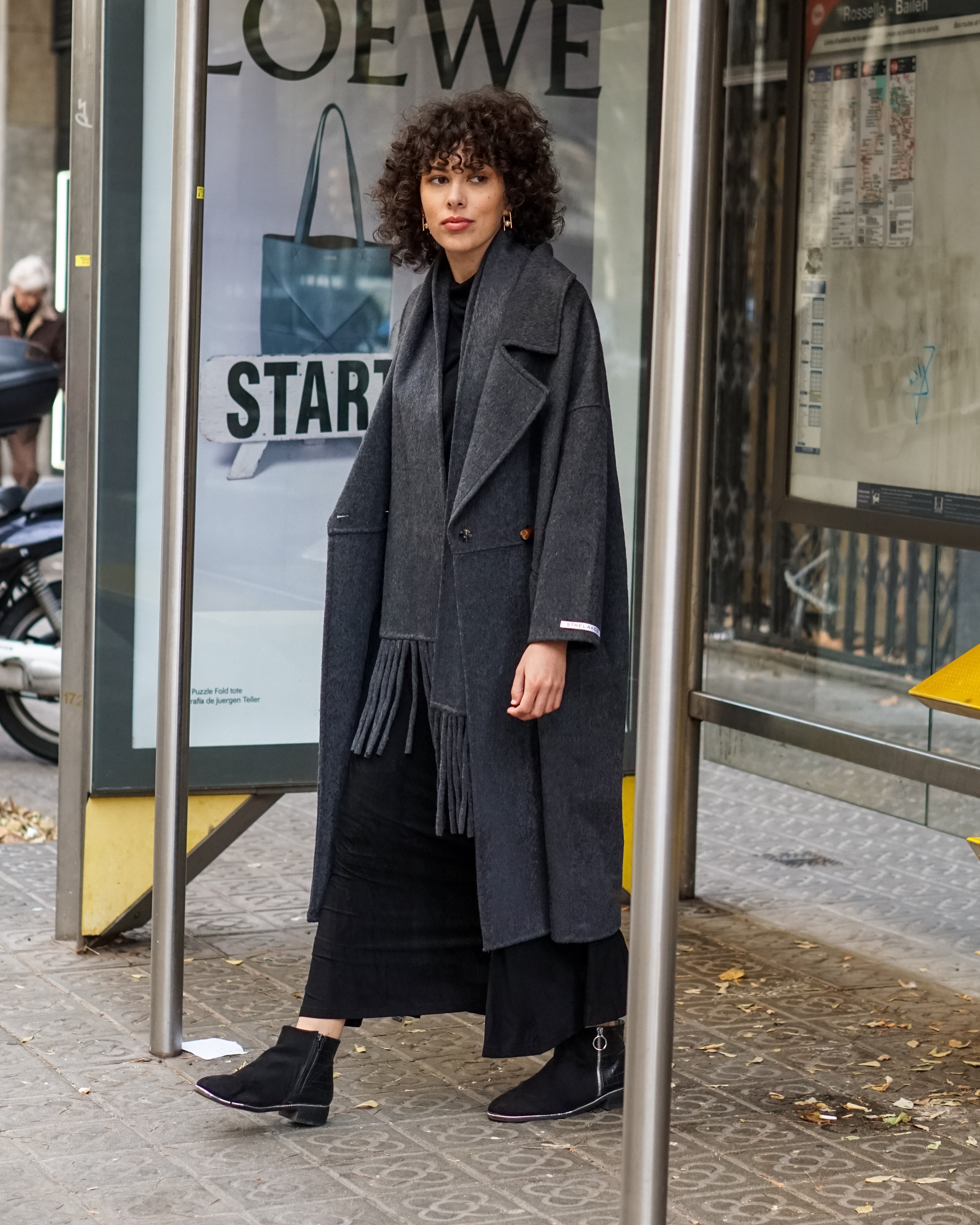 Maria Coat & Scarf - Limited Edition Wool Coat | Anima Guzga