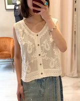 SOLEIL CROCHET VEST