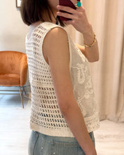 SOLEIL CROCHET VEST Anima Guzga
