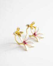 PENDIENTES DE LIRIO
