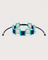 NAVY CUADROS MIYUKI BRACELET