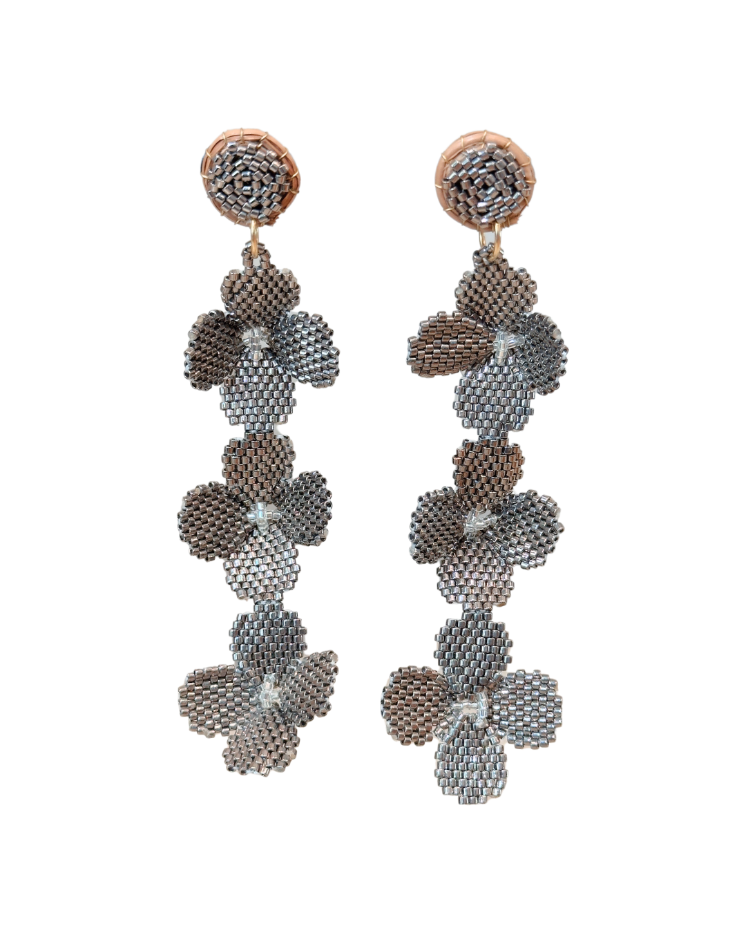 MIYUKI DAISY EARRINGS
