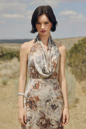 SANDSTONE FLORAL DRESS