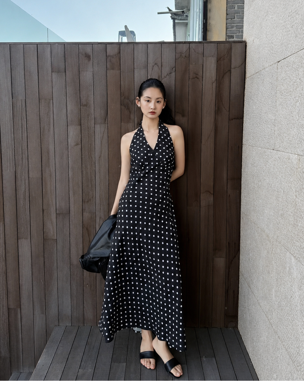 ARDENTE POLKA DOT DRESS Anima Guzga