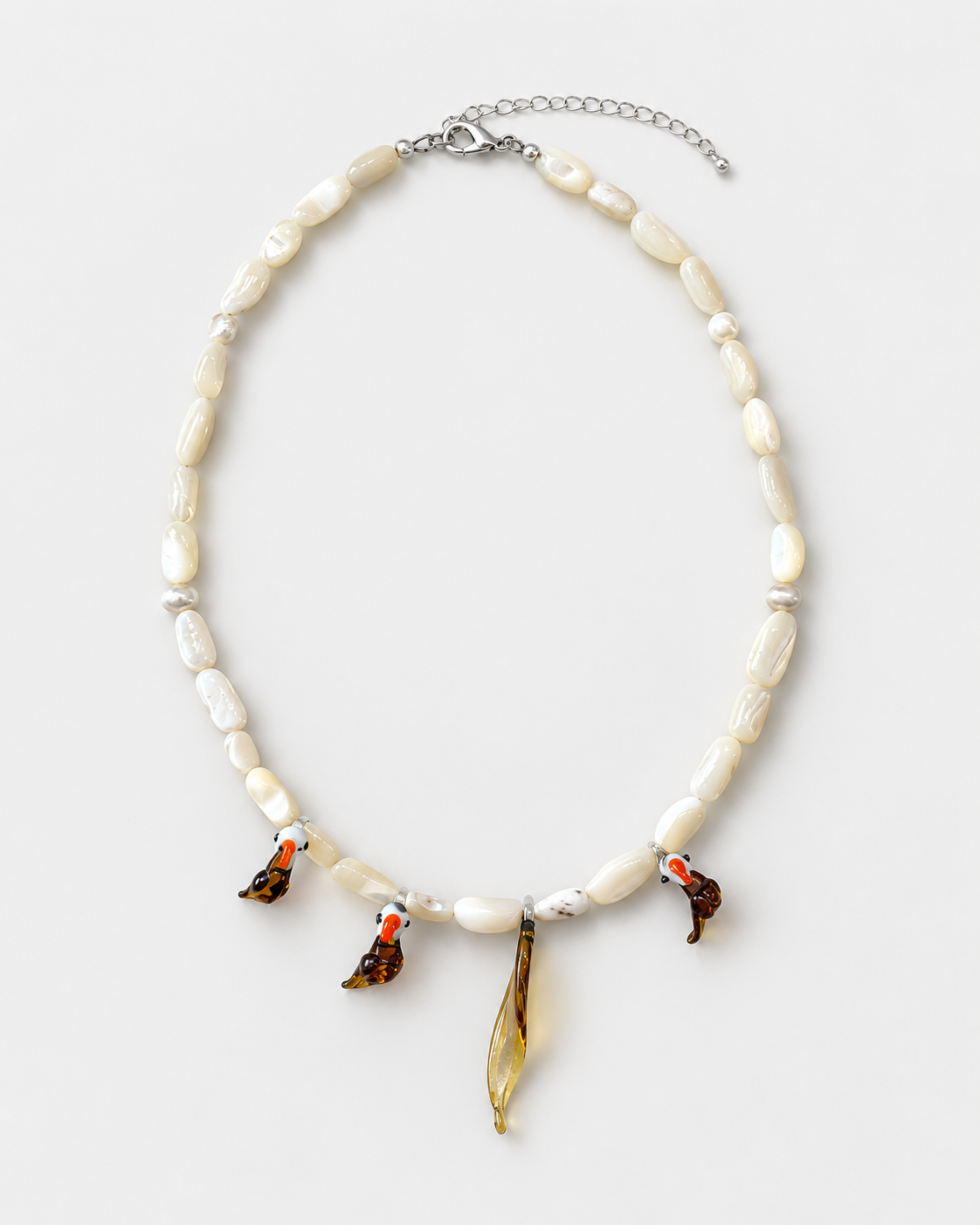 GLASS EAGLE NECKLACE Anima Guzga
