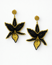 MIYUKI ORCHID EARRINGS Anima Guzga