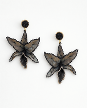 MIYUKI ORCHID EARRINGS Anima Guzga