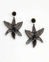 MIYUKI ORCHID EARRINGS