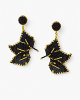 MIYUKI HALF FLOWER EARRINGS