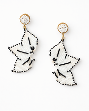 MIYUKI HALF FLOWER EARRINGS Anima Guzga