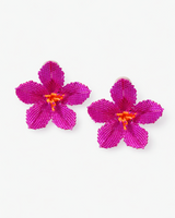 MIYUKI LAELIA ORCHID EARRINGS