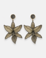 MIYUKI ORCHID EARRINGS