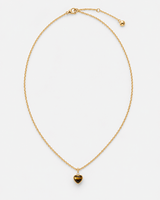 OJO DE TIGRE HEART NECKLACE
