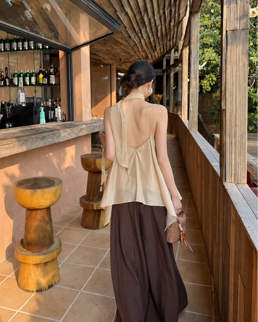 ONIRICO TOP WITH SCARF Anima Guzga